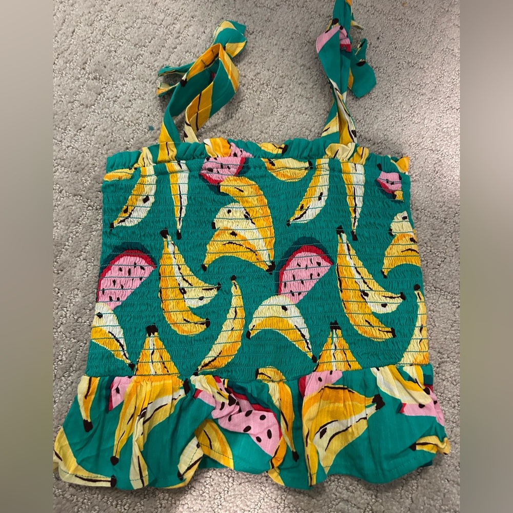 Old Navy Smocked printed top toddler size 3T